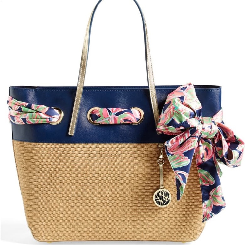 Lilly Pulitzer Resort Straw Tote